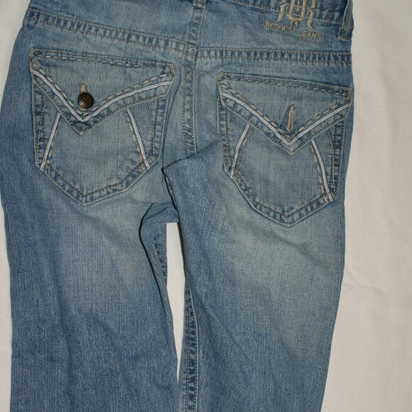 StoneWash BlueJean Short by Request Jeans Cut-Off Shorts Size 30 x 14" Inseam - Picture 8 of 16